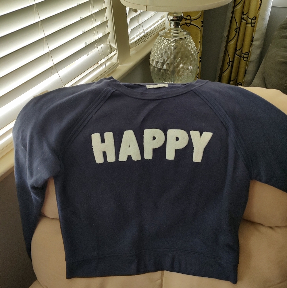 Jr crop sweatshirt